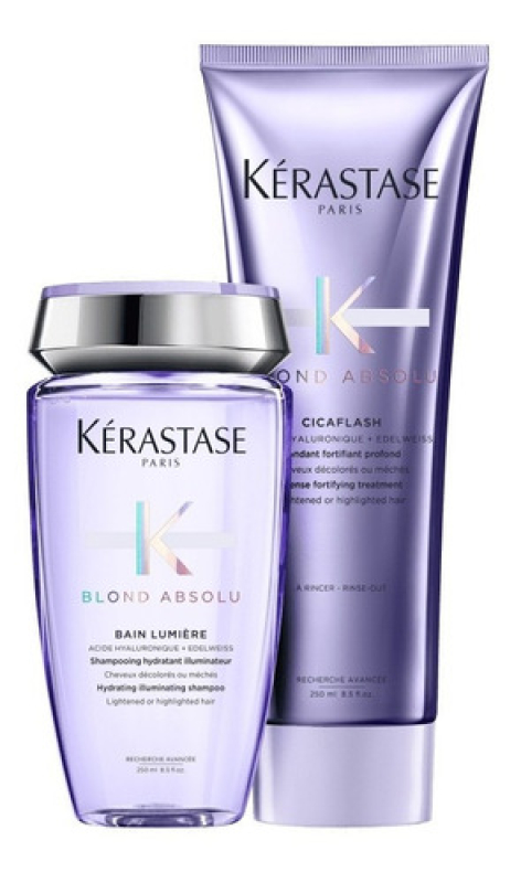 Kérastase Blond Absolu Kit - Bain Lumiéré 250ml + Cicaflash 250ml | M2Beauty