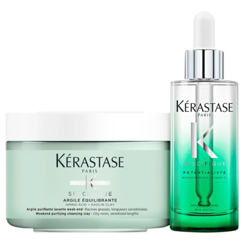 Kérastase Spécifique Kit - Argile Équilibrante 250ml + Sérum Potentialiste 90ml | M2Beauty