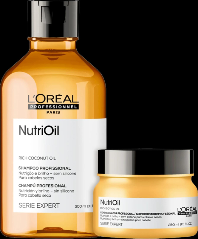 L'Oréal Professionnel NutriOil Kit - Shampoo 300ml + Máscara 250ml | M2Beauty
