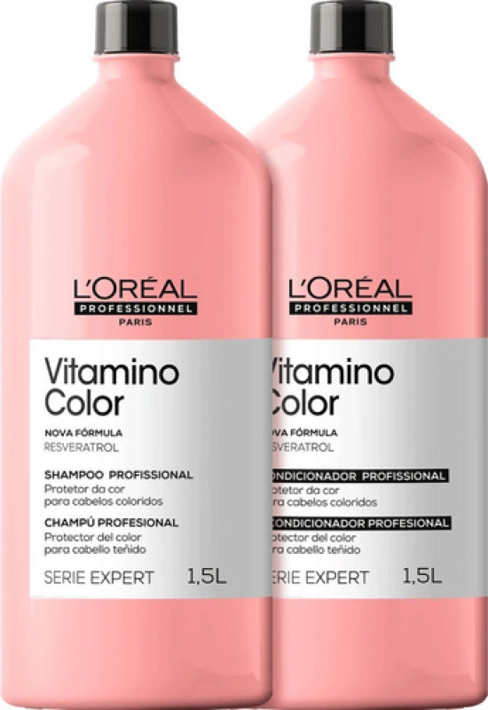 L'Oréal Professionnel Vitamino Color Kit - Shampoo 1500ml + Condicionador 1500ml | M2Beauty