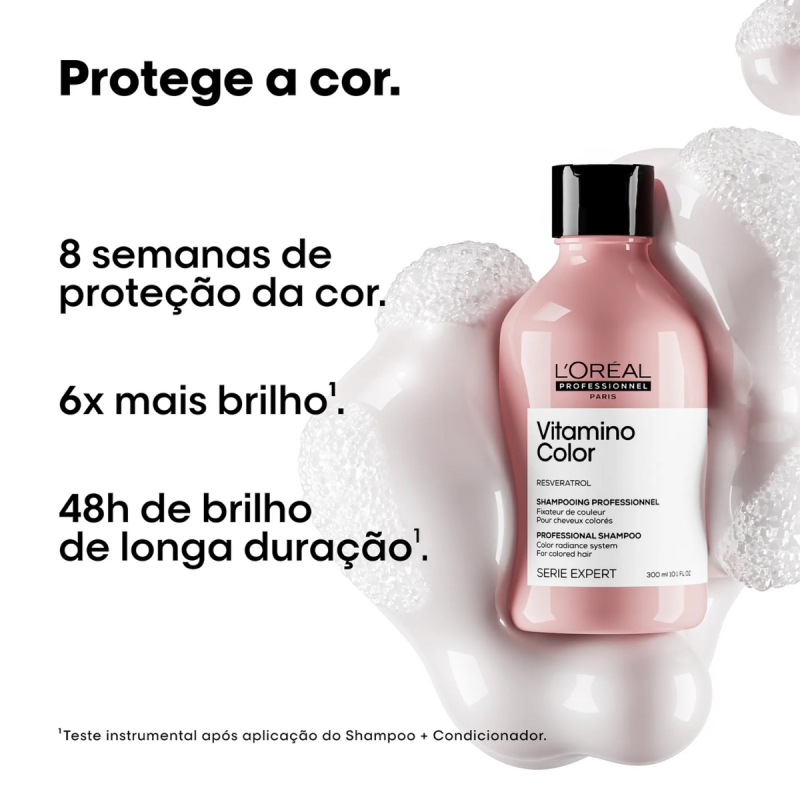 L'Oréal Professionnel Vitamino Color Kit - Shampoo 300ml + Máscara 250ml | M2Beauty