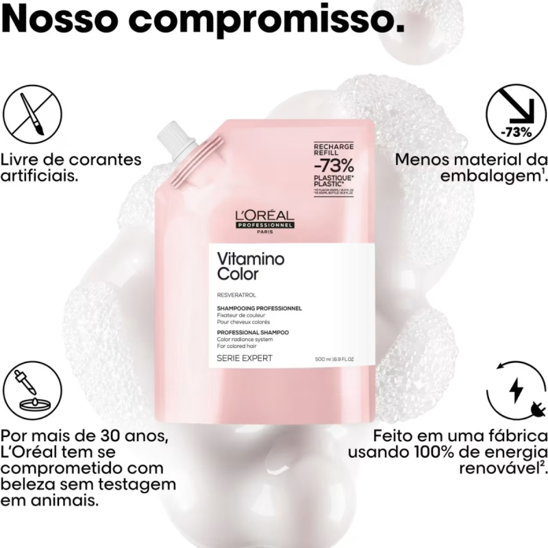 L'Oréal Professionnel Vitamino Color Resveratrol Refil - Shampoo 500ml | M2Beauty