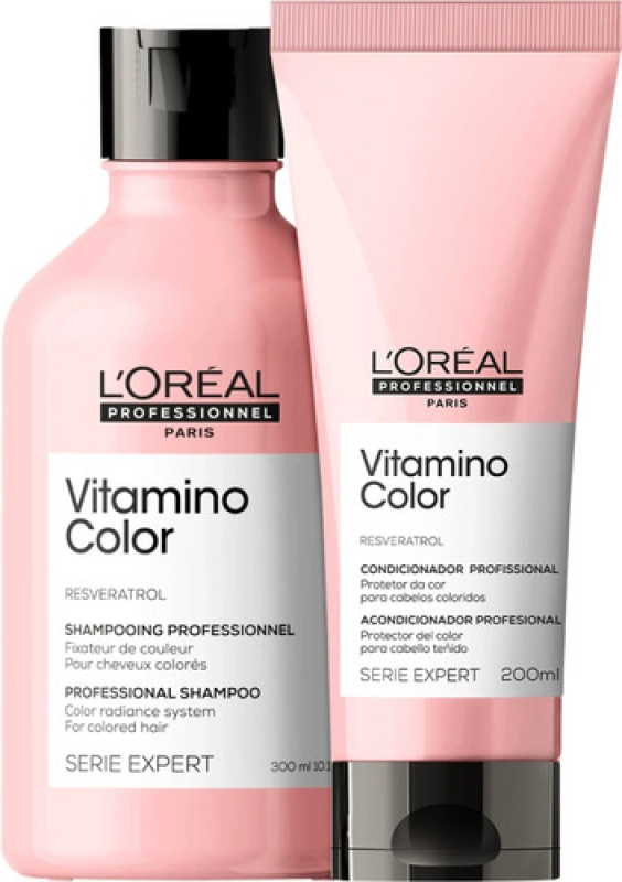 L'Oréal Professionnel Vitamino Color Kit - Shampoo 300ml + Condicionador 200ml | M2Beauty