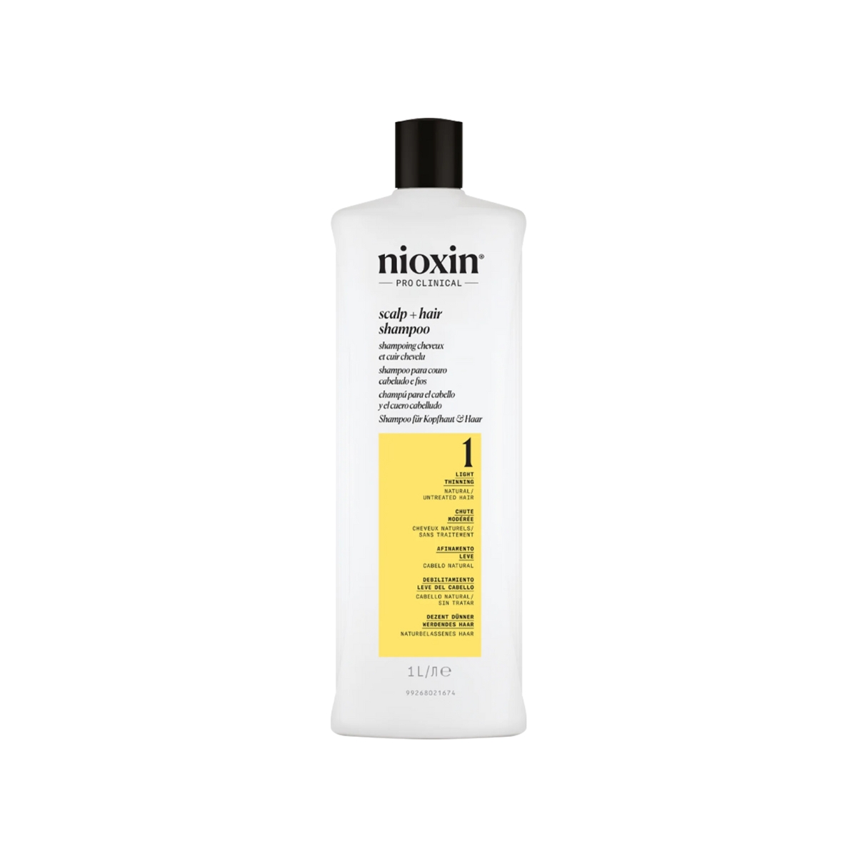 Nioxin System 1 - Shampoo Contra Afinamento Capilar 1000ml | M2Beauty