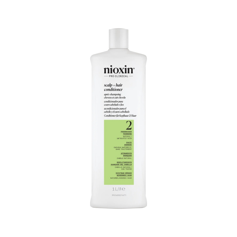 Nioxin System 2 - Condicionador Contra Afinamento Capilar 1000ml | M2Beauty