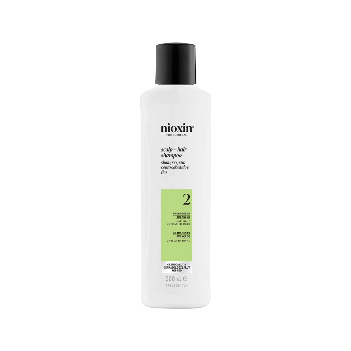 Nioxin System 2 - Shampoo Contra Afinamento Capilar 300ml | M2Beauty