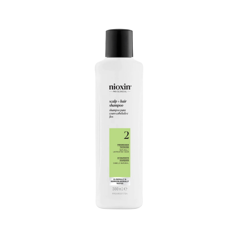 Nioxin System 2 - Shampoo Contra Afinamento Capilar 300ml | M2Beauty