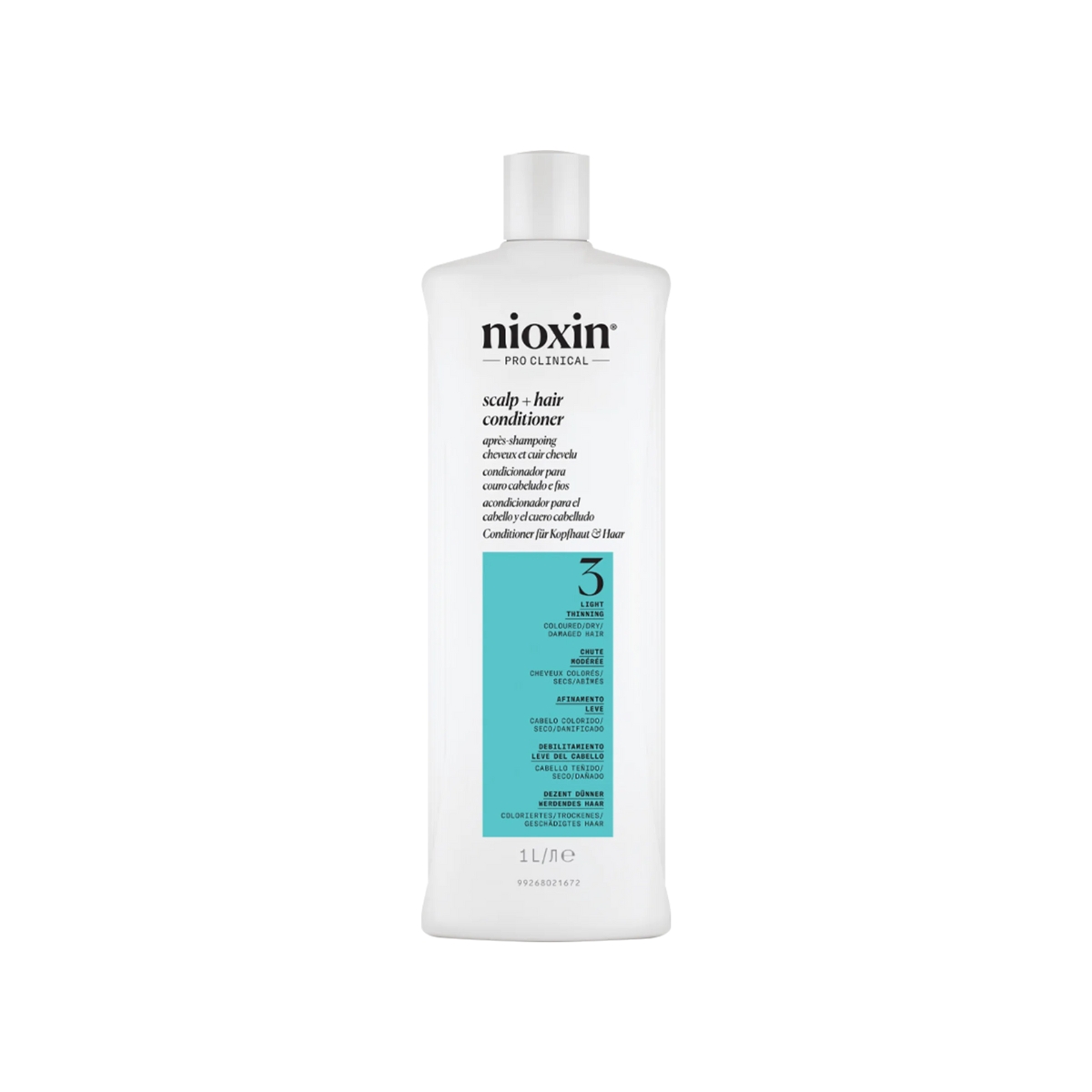 Nioxin System 3 - Condicionador Contra Afinamento Capilar 1000ml | M2Beauty