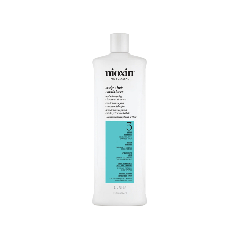 Nioxin System 3 - Condicionador Contra Afinamento Capilar 1000ml | M2Beauty