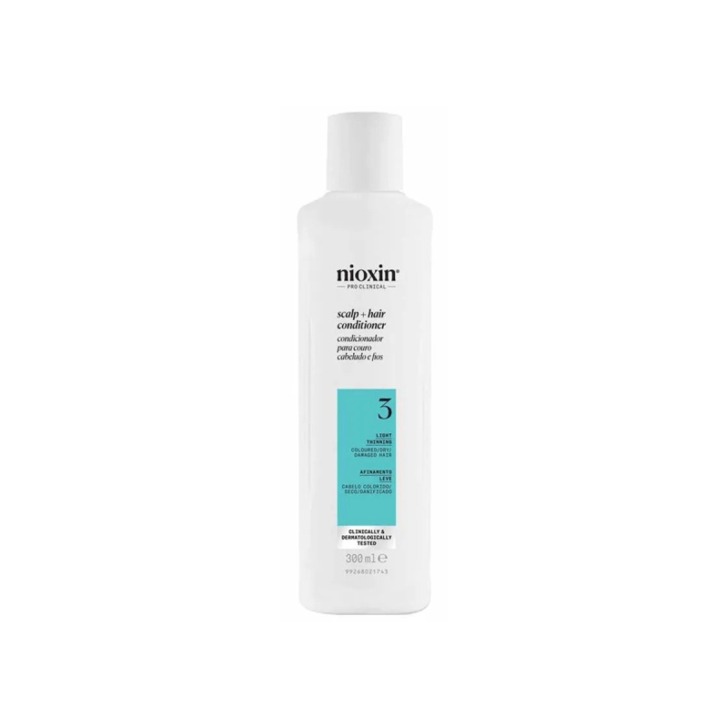Nioxin System 3 - Condicionador Contra Afinamento Capilar 300ml | M2Beauty