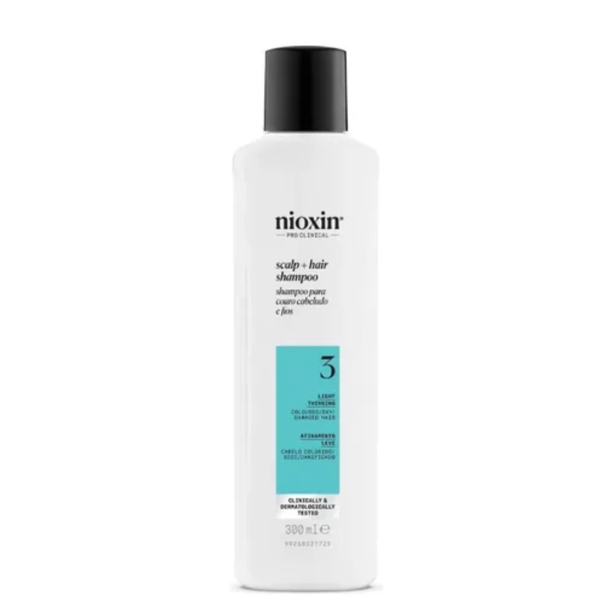 Nioxin System 3 - Shampoo Contra Afinamento Capilar 300ml | M2Beauty