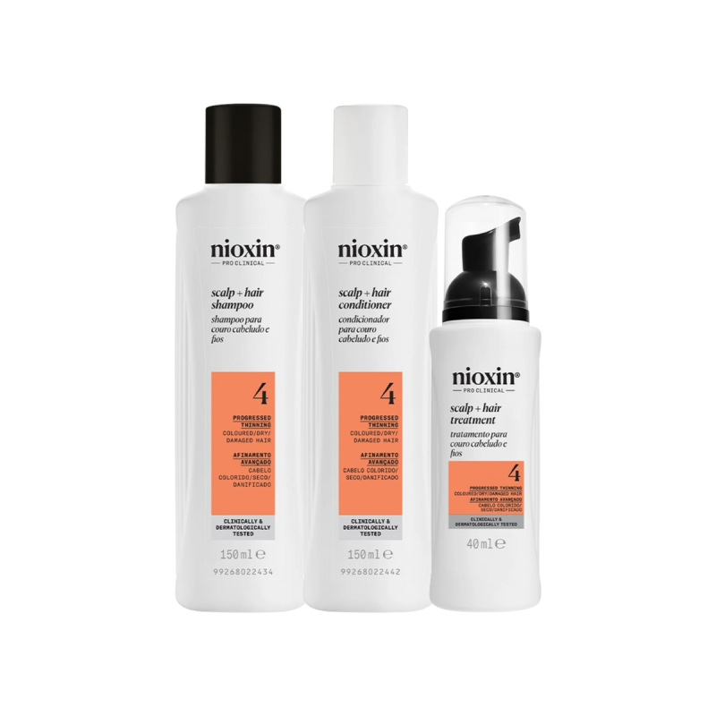 Nioxin System 4 Kit - Sh 150ml + Cond 150ml + Treatment 40ml | M2Beauty