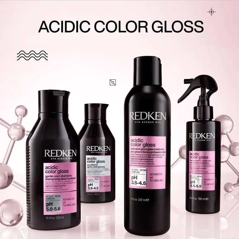 Redken Acidic Color Gloss Kit - Shampoo + Condicionador 300ml | M2Beauty
