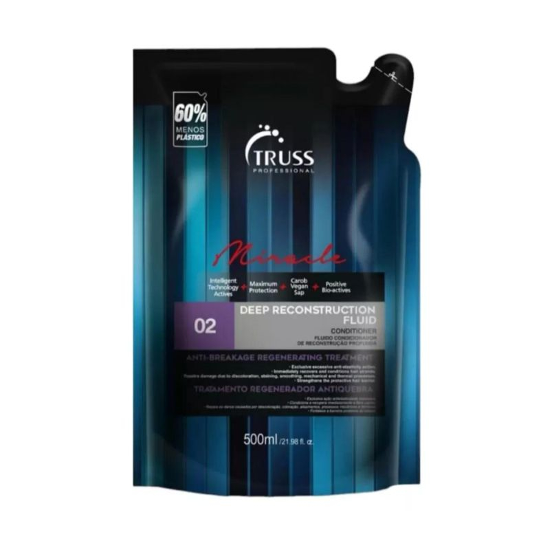 Truss Deep Reconstruction -Tratamento Antiquebra Refil 500ml | M2Beauty