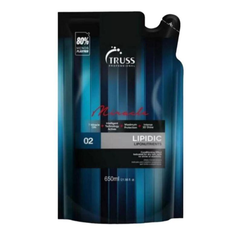Truss Miracle Lipidic - Tratamento Capilar Refil 650ml | M2Beauty