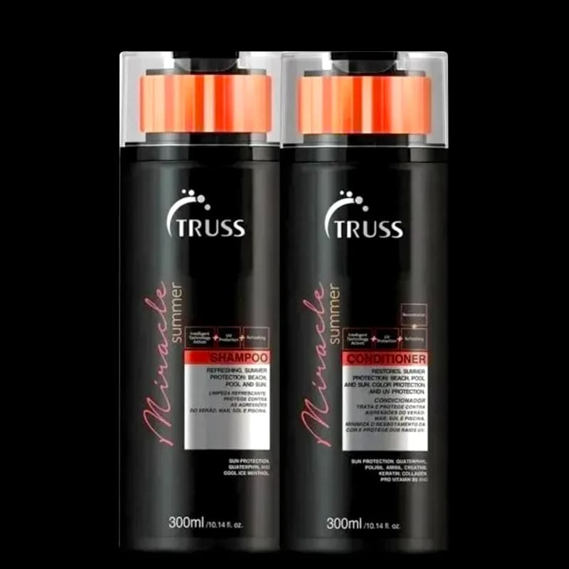 Truss Miracle Summer Kit - Shampoo 300ml + Condicionador 300ml | M2Beauty