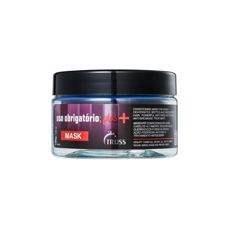 Truss Uso Obrigatório plus+ - Máscara Capilar 180g | M2Beauty