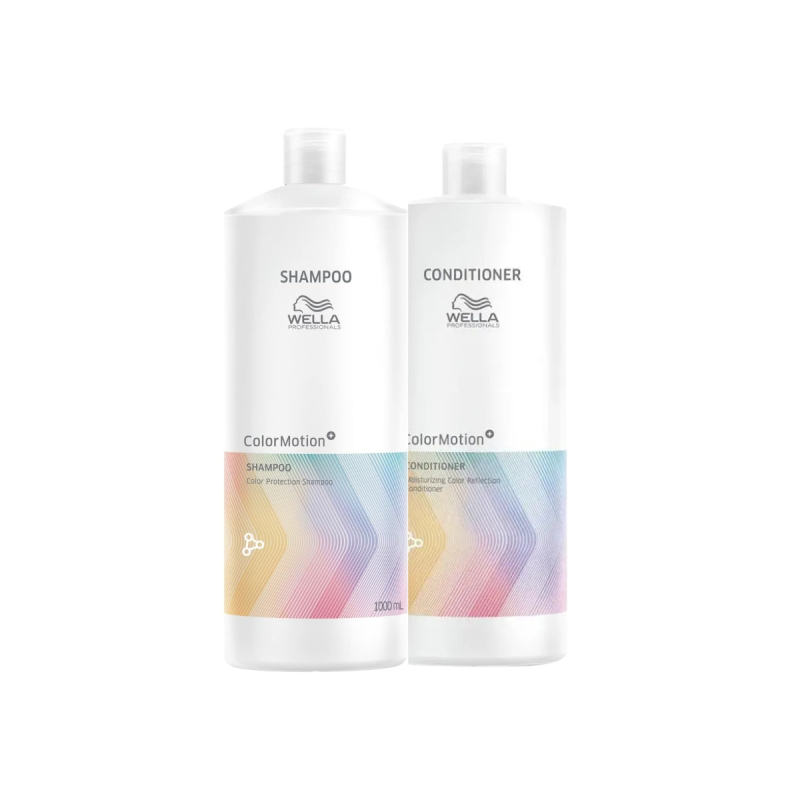 Wella Professionals Color Motion+ Kit - Shampoo 1000ml + Condicionador 1000ml | M2Beauty